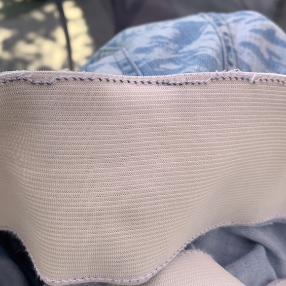 Mumu Blue Berkeley Bells Palm Leaf Print Pants - Picture 10 of 16